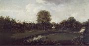 The Elysian Fields at Audley End,Essex,from the Tea House Bridge William Tomkins